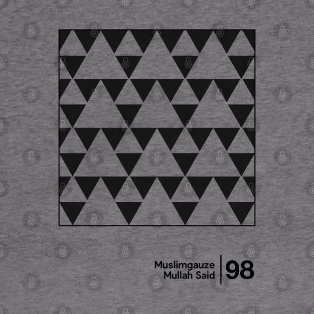 Muslimgauze / Minimalist Graphic Design Fan Artwork by saudade